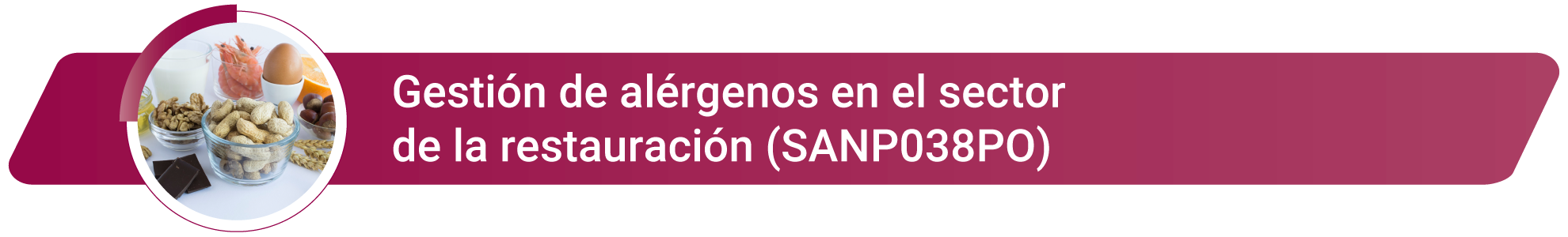 SANP038PO - Gestión alérgenos sector restauración