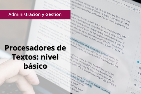 ADGG0019 - Procesadores de textos nivel básico